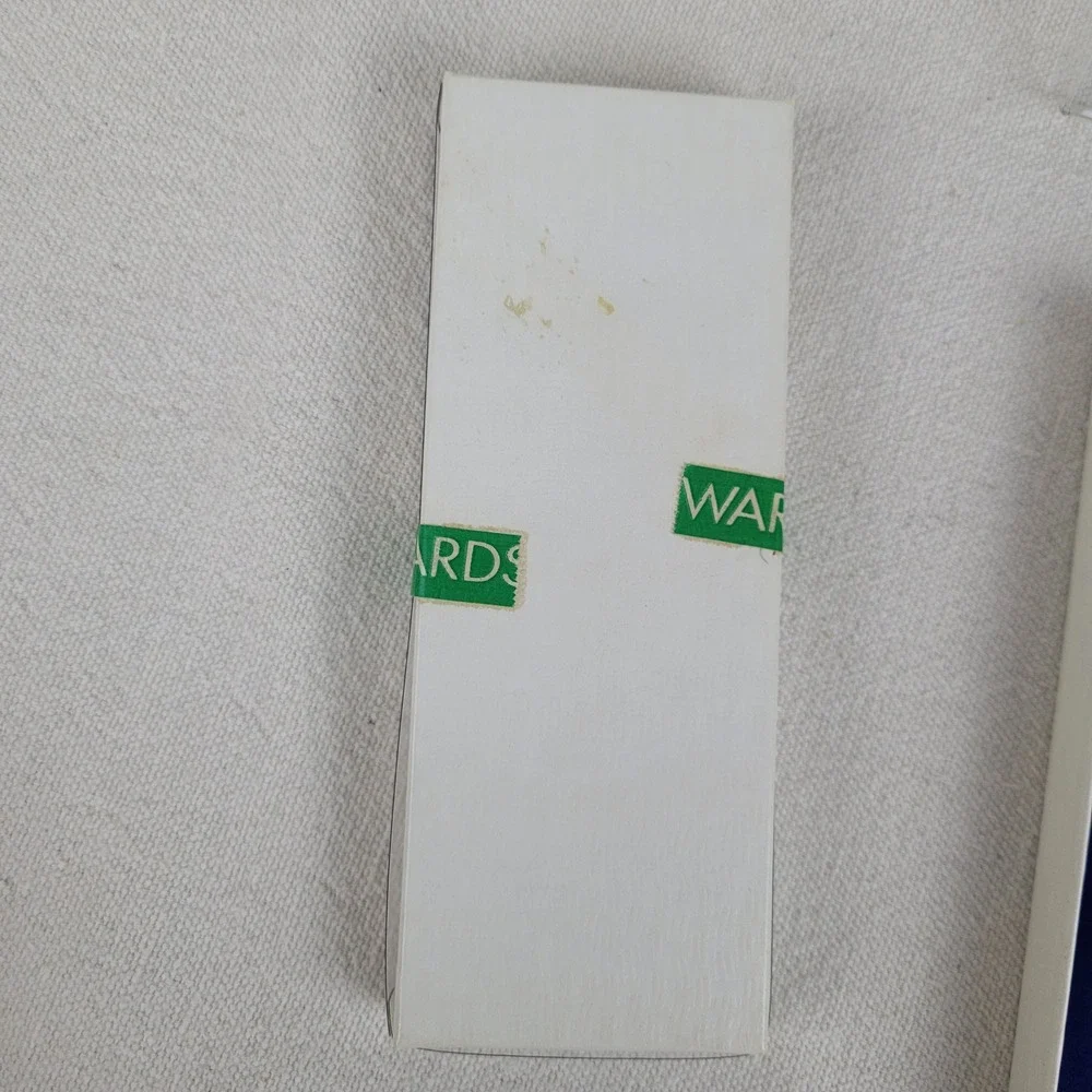 Vintage Montgomery Ward Centennial Pen and Pencil Set Silver Tone Original Box‎